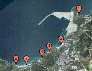 Geoposicionamiento playas