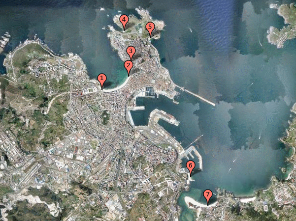 Geoposicionamiento playas